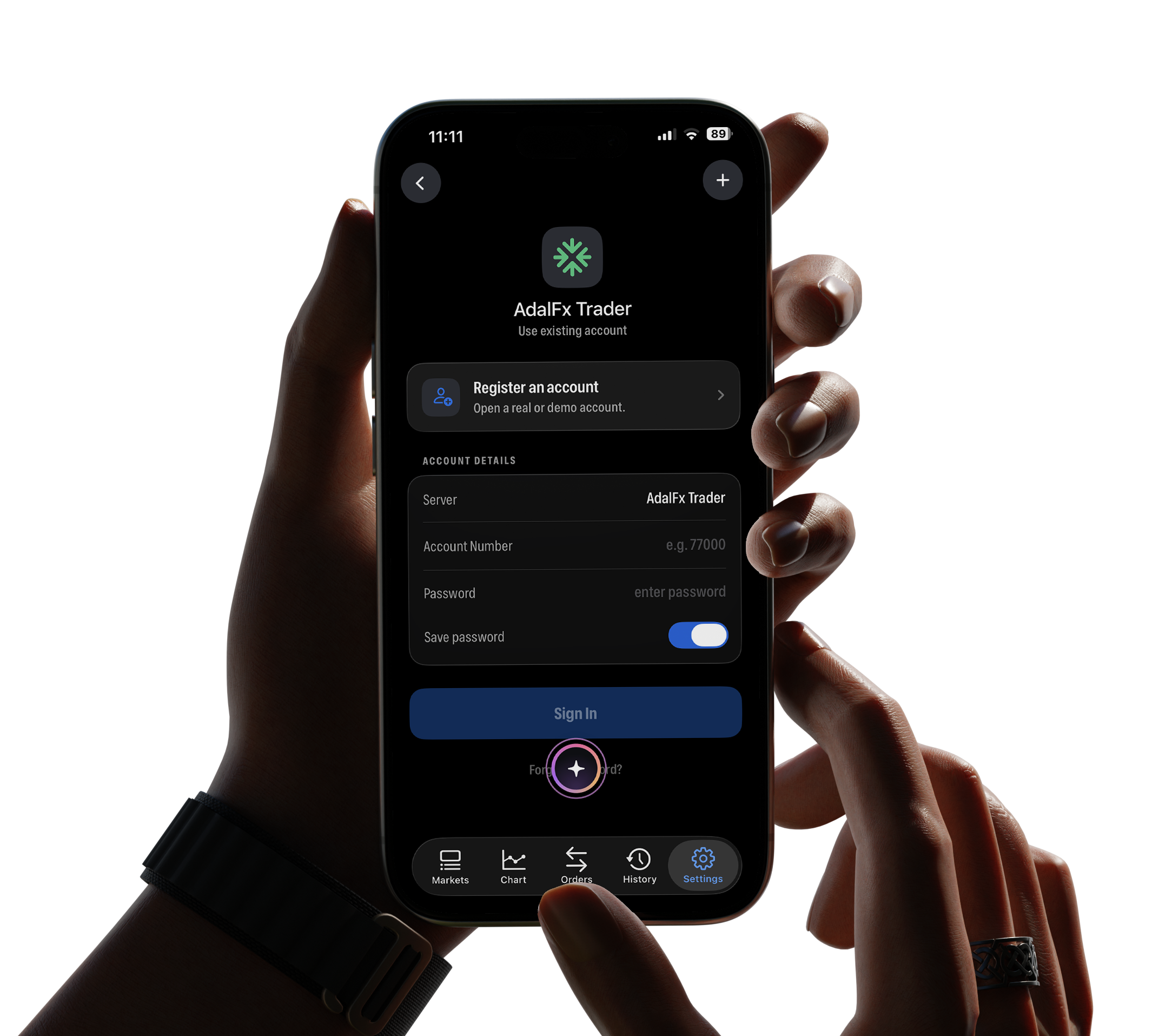 AdalFX mobile app