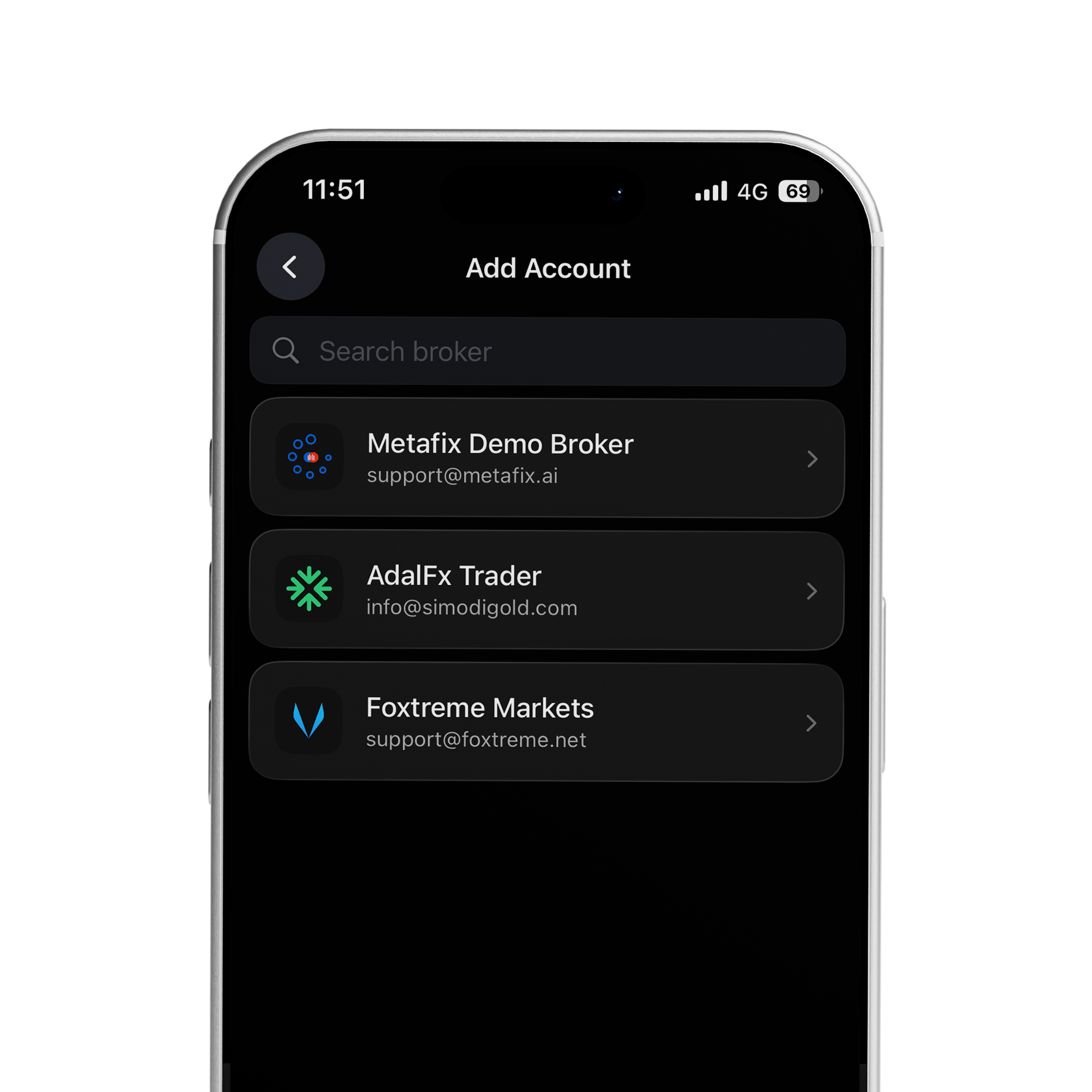 Choose AdalFX as broker